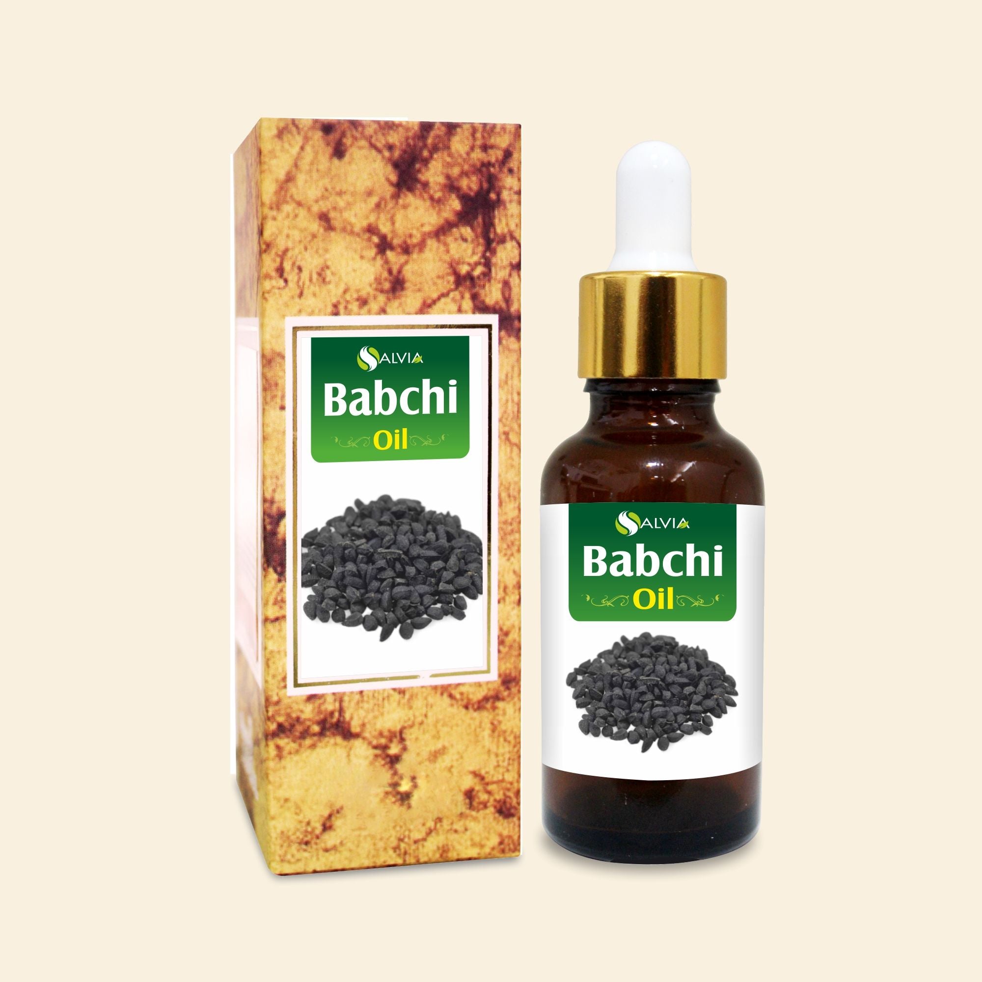 Salvia Natural Carrier Oils Babchi Oil (Psoralea Corylifolia) 100% Carrier Oil Salvia Natural Carrier Oils Babchi Oil (Psoralea Corylifolia) 100% Carrier Oil